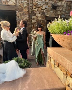 Nina Dobrev Instagram - The newlyweds 💕 Mr. & Mrs. Richardson 
I could not be happier, looking back at all these photos and remembering the priceless memories we made in Arizona celebrating your love @jessicaszohr & @brichrdson15. Being by your side on your special day was an honor Jessica, that’s why they call it a Maid of Honor. Thank you for trusting me with this huge responsibility. Almost two decades of friendship, there’s almost nothing we haven’t been through together. It makes me so happy to see you glowing with such a huge smile on your face. It’s an indescribable feeling to see your best friend marry the man of her dreams and create a beautiful (arguably the most beautiful) family together. It’s just the beginning, your life starts now. Congratulations you two lovebirds 🤍🤍🤍 i love you both so much!!!