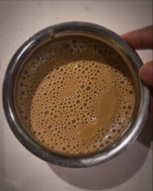 Nivetha Thomas Instagram - With her name S.P.V.P.K.K.P.M.B. SARASWATHI etched onto it, her Coffee filter is now my dearest possession! 

35 - Chinna katha kaadu now in theatres ♥️

Look Inspiration: Filter coffee 
Outfit by: @ertheofficial
Jwellery by: @sheetalzaveribyvithaldas
Styling: @i_princi_vaidh
Assisted by: @bhukya_yashaswi
Photography: @georgebushya
