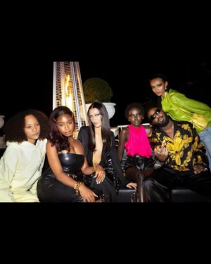 Normani Instagram - one of dem nights 🖤🥺 @versace and thank you @donatella_versace ily ily ily