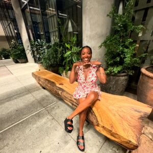 Nyesha Arrington Instagram - Doinnn life- cook, gym, eat, travel, repeat 🔁 
💕☀️ 🥷🏾