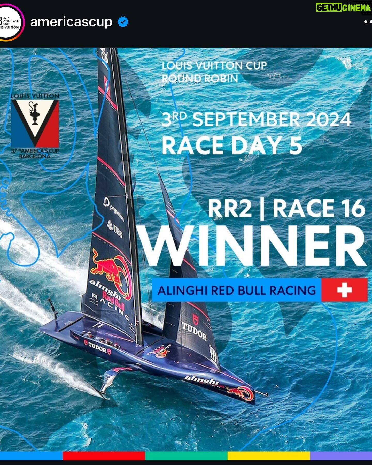 Olga Fonda - 1.2K Likes - CONGRATS @alinghiredbullracing !!!! @americascup 🥂👊🏻