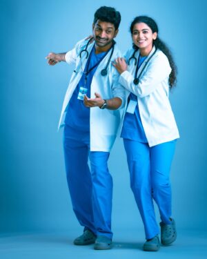 Padeni Kumar Instagram - Ani❤️Ravi 
.
You guys made this pair hit😍
Thank you for supporting us this much!!!! This was our first photoshoot together for heartbeat🔥
Ravi @i_gurulakshman I never seen such a supporting Co-artist..Strangers to best friends😍 I admire your knowledge towards cinema and your tolerating tendency of my kutty kutty tortures in between shots 🤣 (I love to do that btw)🤪 I wish to keep working with you more✌🏼 And yes my secrets are safe with you😅 
.
Thank you @deepaksundarrajan sir for this combo ! I am extremely grateful for you sir ! 
.
Thanks to @rj_shyam_sundar without you I wouldn’t be a part of this hit. 
.
Thanks to @atelefactory @veluraja88 sir for this opportunity! Hope to work together soon sir…! 
.
Thanks to @disneyplushotstartamil 🫶🏼
.
Thanks to my director Abdul sir and Dop Santosh sir. 
.
Thanks to my whole team❤️
.
#hotstar #heartbeat #hit #show #love #passion