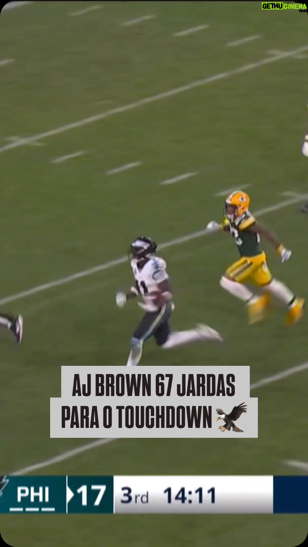 Patrícia dos Reis - 6.6K Likes - OS EAGLES COMEÇAM O 2º TEMPO COM TUDO! 🦅🏈 #NFLBrasil