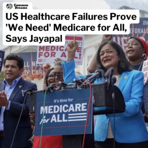 Pramila Jayapal Instagram - You heard me: we NEED Medicare for All.

Our health care system is broken, and we need fundamental changes to ensure people get the care they deserve.

No more care delays, denials, or out of control costs. Just health care, when and where you need it.