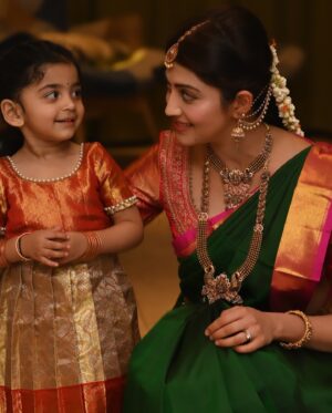 Pranitha Subhash Instagram - Namma mane putta gowri 🧿