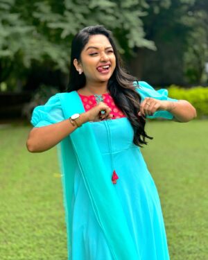 Preethi Sharma Instagram - 🩵❤️✨
Wearing @tara.india_ 💫

#aadhya #zeetelugu #psr #preefam☮️ #preevibes☮️ #preelovesyou☮️
