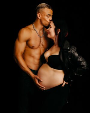 Raquel Lourenço Instagram - From daddy… to future mommy 🖤 

We tried our best to keep this private but then we said “f-ck it” and decided to share these news with the world! It was finally time to share our happiness with all of you. Still surreal, but we are definitely on cloud 9 and can’t wait to be parents to this KILLER GOAT baby 🖤

I love you @reeds.world