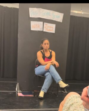 Ravyn Rochelle Instagram - What an eye opening first year at the @columbiamfaacting program 🦁👑 let me tell you!!! This is not easy, putting all my other ambitions basically on the back burner, having to lock in, 12  hour days 5x a week! Having to face things personally I’ve avoided for years. They say bet on yourself well.. that’s exactly what’s happening!! 😈✨

A quick thank you to my class and faculty for having the most patience with me during this long enduring self-discovery. seeing me lose my shit, cry my eyes out and more.. thank you for holding space & taking care of me 🩵