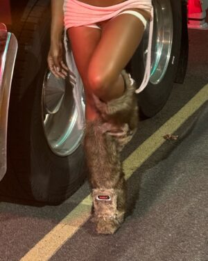 Renée Downer Instagram - On the roadddd🧸🚦🚷