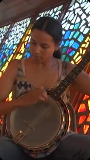 Rhiannon Giddens Instagram - Today marks 18 years since the @chocolatedrops released our debut album Dona Got a Ramblin’ Mind. 

Dona Got a Ramblin’ Mind was the first record CCD made - we recorded it in a couple days I think in Chapel Hill many moons ago - right after we’d spent a month doing a bunch of school shows. I remember making CDs in the back of the car until Tim and Denise Duffy saved us and put it out on their label @musicmakerfdn. It has a lot of Joe Thompson’s music on it - here’s a rendition at the Augusta Heritage Center about 402 years ago. 🙂