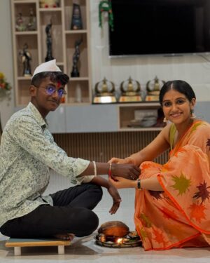 Rinku Rajguru Instagram - Happy रक्षाबंधन🧿❤️🫶
