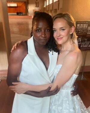 Rutina Wesley Instagram - I had a blast working in Maryland on a new film by the amazing @shakespearesistersfilm called #TheUpsideOfUnrequited. Getting the chance to work with Ms. Tovah Feldshuh who is such a gem. But finally being able to work with the brilliant @jessweixler was the best part. We make marriage sessy lol. Can’t wait to see the Final Cut!