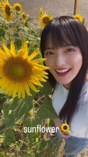 Saki Kiyoi Instagram - .
小さい頃から変わらず
大好きなお花🌻　
　
太陽に向かって伸びる向日葵は
キラキラしていてなんだか心強くて
パワーをもらえる✨　
　
私もこんな存在になれたらって思って活動してたけど
みんなからいただくお花だったり、イラストだったり
いつも向日葵があって…

少しでもそうなれてたら嬉しいな☺️ 
　

さあお盆も残り1日🌈
暑い日も続きますが
体調に気をつけてハッピーな時間を過ごしてください🎶　
　
　
　
　

　
　

✼••┈┈┈┈┈┈┈┈┈┈┈┈┈┈┈┈••✼

please follow me💛
팔로우 해주세요🩵
关注我的Instagram🩷
ikuti saya di instagram🧡

@kiyoisaki_official 

✼••┈┈┈┈┈┈┈┈┈┈┈┈┈┈┈┈••✼

 

#japan#girl#blackhair#flower
#黒髪#向日葵#ストレート
#清井咲希#スターダストプロモーション