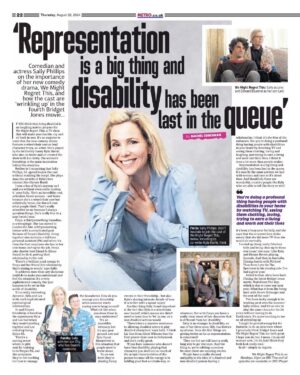 Sally Phillips Instagram - Talking about #WeMightRegretThis and a leedle bit about #BridgetJones and #Austin @bbccomedy