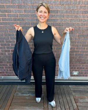 Samantha Brown Instagram - Swipe thru to see how I build the perfect travel outfit. 

👖  👚 Start with soft fabric pants and t-shirt.  Pants should have waistband that won’t cut into your stomach or feel too stiff. 

🧦 compression socks! I actually put these on before my flight and for its duration.  They get a little too intense after 8 to 10 hours. 

👟 comfortable shoes.  I like sneakers but Slip ons are best if you think you’ll need to take off for security.  When I get to my seat I’ll loosen the shoe strings so when my feet expand they don’t cut off cirulation. 

👕 More Layers and coverage.  Loose fitting top layer that’s again: super soft. Full length sleeves. 

🧥 Jacket.  No matter what time of year it’s always spring on a plane.  I always wear a light zip up jacket that’s easy to remove. I never wear pullovers- too hard to take off without hitting nearby seatmate.

🧣 My travel scarf! Something bright colored so if I’m meeting people I can say “I’ll be wearing a yellow scarf”.

#travel #travelclothing #travelfashion