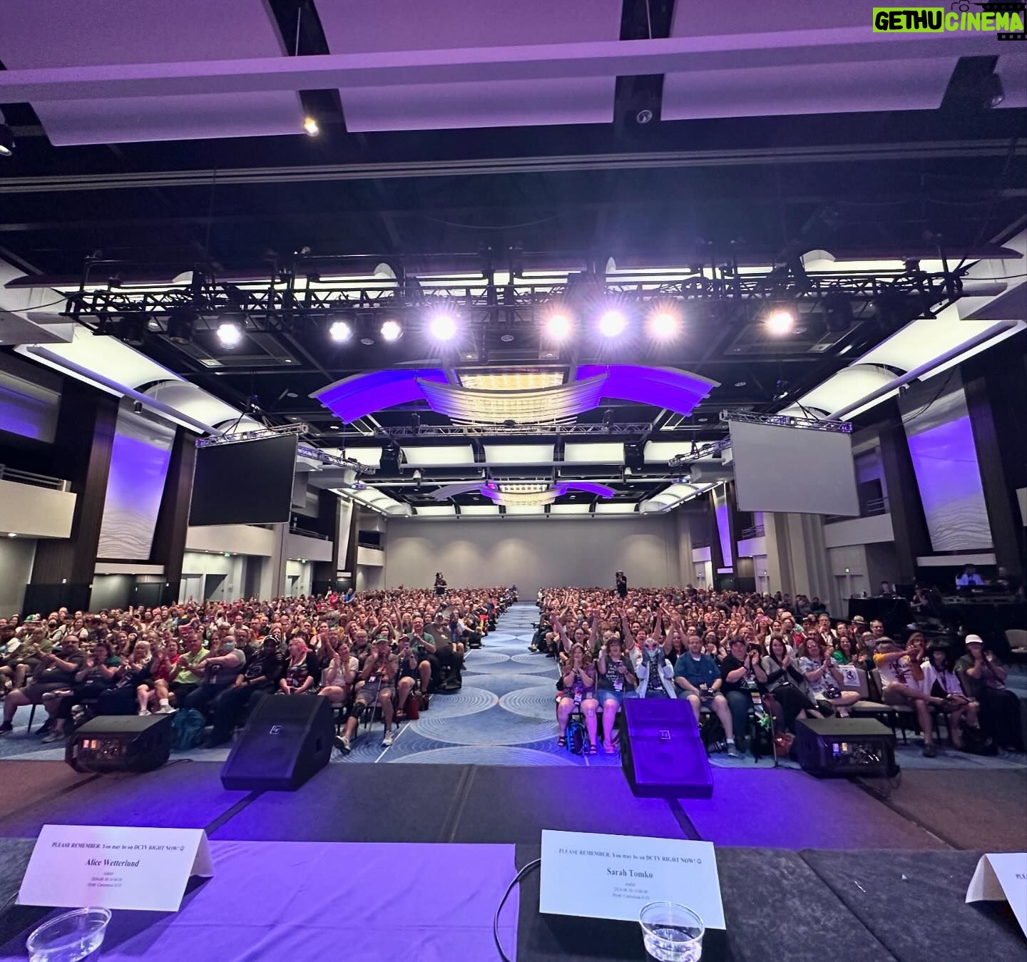 Sara Tomko - 9.1K Likes - It was a GREAT first day at @dragoncon #dragoncon #dragoncon2024 I was floored by everyone I got to meet, shake hands & take pictures with. Hearing your stories, your favorite moments, your kind words about our tv show and my character filled up my soul cup with so much joy. Cannot wait to continue the adventures Saturday and Sunday. Come say hi!
•••
Pic #1 Group photo with my first ever Asta cosplay friend @lauramariefu / @jamiejanek agh! it happened!
Pic #2 Backstage with @meredithgarretson @alantudyk and @alicewetterlund before kicking off the first morning panel of Dragoncon 2024
Pic #3 My beauties in the car on the way to said panel
Pic #4 OUR HUGE AUDIENCE WHO CAME OUT FIRST THING IN THE MORNING 😭
Pic #5 Just testing the shot, making sure we are ready for our fans in the photo tent😂
•••
🎩🎩🎩