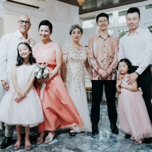 Sarah Lian Instagram - It’s officially been a month of being asked“how does it feel to be married” and guys, it feels amazing! Mostly because nothing has changed between us and we’re both back at work. 

My only revelation is that it does feel different to be married vs being in a long-term relationship. I knew I wanted to get married and be in a traditional union, so being able to ask for what I want and having my dream come true was just wild! 

Signing documents, opening bank accounts, sharing financial expenses (even disclosing/curbing my spending habit) hits different when you’re a legal entity. Some people will convince you that it’s just a paper and it doesn’t mean much, but only you can determine what having a partner -married or not married- will mean to you. Don’t let anyone make you feel small about it. 

When you find someone who is aligned with the similar values and importance placed on similar needs, it will feel right and it will make sense. It was the courage to speak it out that was the hardest for me, but it got me here.

I saw how my family came together and took on different roles leading up to the wedding and even more blessed that they flew over multiple countries and flights to be a part of this big day. Plus, my brothers giving speeches, my sister overcoming her fear of attention and my mom looking so stunning at all of the events made me feel so loved, not to mention pops singing in the evening- yes he sang. They are all core memories anchored in my heart forever.

(Still waiting for the rest of the pics to come but I wanted to share these for now!) 

PS. A little shoutout to @paxfloralstudio for being meticulous and being such great executors of my visual references. Especially my beautiful bouquet that I couldn’t stop admiring- it was the white peonies for me. 

📷: @jonlowstudios