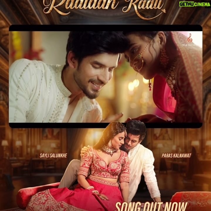Sayali Salunkhe - 14.3K Likes - The wait is over😍 The full song "Raataan Kaali" is out now on YouTube🎶
Witness the captivating chemistry and let the soulful voices take you on a heartfelt journey of love❤
.
Hit the link in bio, let the melody touch your soul, and share your thoughts in the comments💬
Don’t forget to create your own reels with the song and tag @shulirecords 🎬
.
#raataankaali #fullsong #paraskalnawat #saylisalunkhe #shulirecords #officialvideo #romaticsong #youtube

Label- @shulirecords
Singer - @sumedhakarmahe &
@iamsultansulemani05
Composer- @iamsultansulemani05
Lyricist- @dipesshkashyap
Featuring- @paras_kalnawat &
@sayli_s_salunkhe
Child artist- @kristygoyalofficial 
Producer - @monikka_singh
Director - @pratapharish_official
@pratap_shetty.official_5
@harish_chandbhatt
DOP - @robbysinghpadda
Assistant Directors- @nandan.deb.05
@thekunalway
Production house -
@shulimediaandentertainment
Executive Producer- @rajsingh21_ @rajsinghfilms21_
Paras's Outfit- @tirumaladesigners
Sayli's Outfit- @roopkalaheritage
Brand Integration - @whitecraftentertainment
Paras's Hairstylist: @hairfyvivek