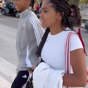 Sharam Diniz Instagram - Sunday fun day,
With my team 🦅🏀 
Proud auntie 🥰

#SLB #Glorioso