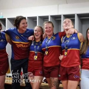 Sharni Layton Instagram - PREMIERS!!!! What a bloody pleasure being involved with the mighty Dustie's this year @warragulindustrials (who are an absolute VIBE btw) 

I'd love to say it was my heroic round 1 efforts (which proved my expertise now lie off the field 😂) or my sporadic 5 min inspo rev ups.. but really, it was an incredible group of hard-working humans who gave a shit about each other.

With 5 goals & 4 lead changes in the last 8 minutes, it was such a great spectacle of Div 1 MPFNL. 

Congrats Scottie, the gals & everyone involved. Very cool to win a flag in your second season in Div 1 😎

Up the Dusties!!🥇