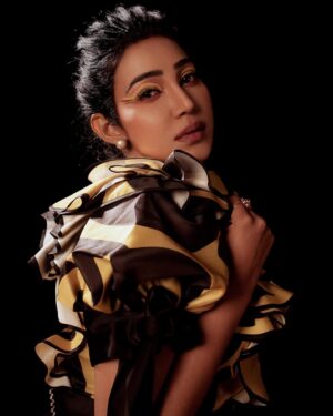 Sheriina Instagram - 🧚🧚🧚

Photo: @imthefashionfellow 
makeup: @essensemakeup 
hair: @luke_the_hairstylist 
styling: @sunilkarthik_sk 
Designer: @diademstore.in 
studio: @uvi_photostudio 

#sherin #sheriina #sherina #xoxox