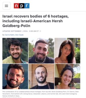 Sheryl Sandberg Instagram - I’m devastated by Hamas’ murder of Hersh Goldberg-Polin and five other hostages. 

Hersh’s parents, Rachel and Jon, are some of the most extraordinary people I have ever met. Their love for Hersh inspired the world, and they never gave up hope. My heart breaks for them today, and for every family impacted by Hamas’ terror. 

I continue to pray for the safe release of the remaining hostages so they can be reunited with their families.

May Hersh, Ori, Eden, Almog, Alexander, and Carmel’s memories be a blessing. May their loved ones know they are not alone.