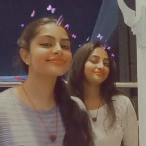 Shiyara Sharmi Instagram - #shalini #sharmi #lovewithallyourheart #siblings