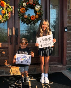 Snooki Instagram - I HAVE A MIDDLE SCHOOLER. My gorgeous 4th grader & last year of prek Baby 😩😩Fly high my babies!!