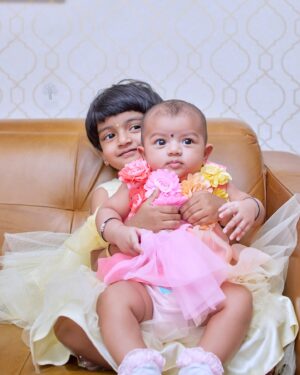 Sridevi Ashok Instagram - You have to love your children unselfishly. That is hard. 
But it is the only way
@ashok_chintala @sitara_chintala 

Photography : @rootzstudios