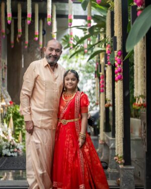 Sridevi Vijaykumar Instagram - Happy birthday to my APPA and to her THATHA ❤️🎂
My life in one frame❤️
 love you daddy
A great actor 
A greater dad
The most greatest grand father 
Thank you for everything ❤️🤗

#father #daddy #appa #dadanddaughter #grandfather #mylife #myeverything #happybirthday #loveyou #birthday #birthdaypost #wishes #vijaykumar #godsblessings
