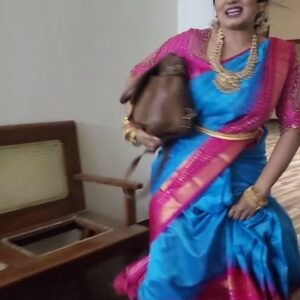 Srithika Instagram - Daily pombala vesham🤣🤣🤣
.
Muah @makeupartistkalai
Costumes @saidesigners_cbe
Jewels @kabijewellery 
Video @mkshan_ 
Coordinator @rajesh_chandrasekaran__
.
#srithikaaryann🧿
#traditionalwear 
#madurai 
#event 
#traditionalwear 
#saree 
#reels 
#tamilcomedyreels 
#comedy
#tamilreels
#female