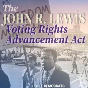 Stacey Plaskett Instagram - Rep. John Lewis fought for democracy and the unfettered right to vote. 

As Extreme MAGA Republicans attack the freedom to vote, we honor his legacy by fighting to make the John R. Lewis Voting Rights Advancement Act law.