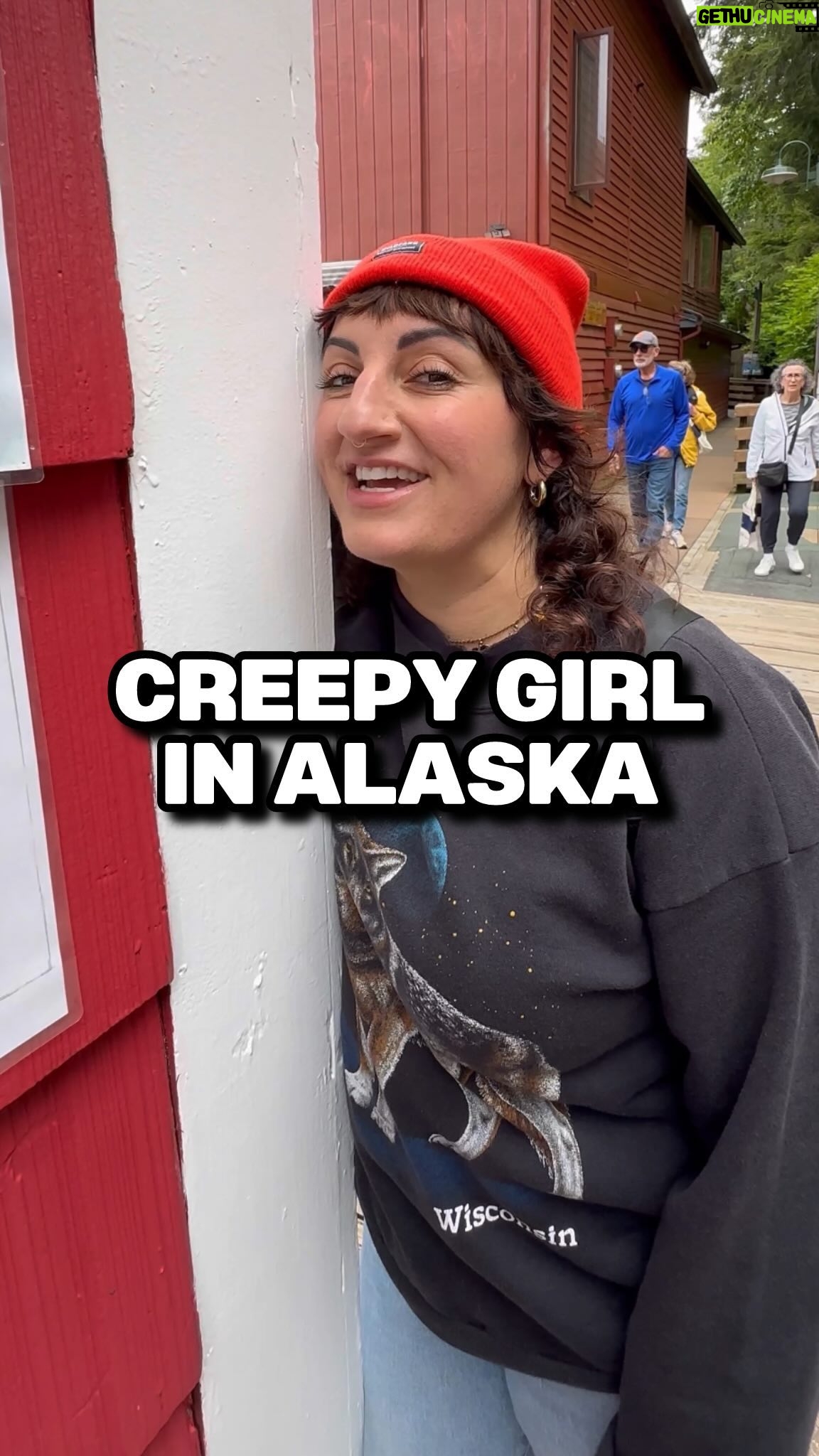 Steph Tolev - 14.4K Likes - Alaska is beautiful…until she shows up #standup #creepygirl #alaksa #couplegoals #jokes #cutecouples #funnyreels #vacation #jokes #sketchcomedy #alaskalife