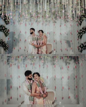 Subiksha Kayarohanam Instagram - Together in love, forever in life.

Costume designer bride and groom : @zenoraofficial_
Jwellery: @new_ideas_fashions
Make up : @makeup_by_kez