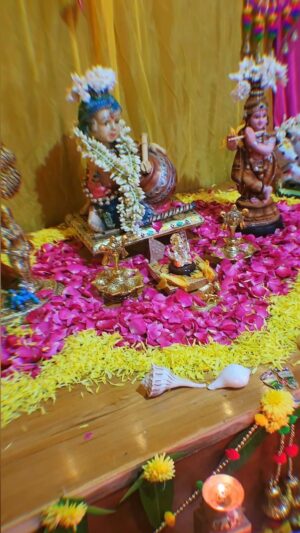 Sujatha Babu Ramesh Instagram - நம்ம வீட்டு கிருஷ்ண ஜெயந்தி 😍😍😍 #reels #shorts #instagram #instareels #influencer #youtuber #youtubechannel #shortsvideo #saree #trendingreels #celebrity #festival #festivals #possitivevibes #gokulashtami #krishna #dandiya
