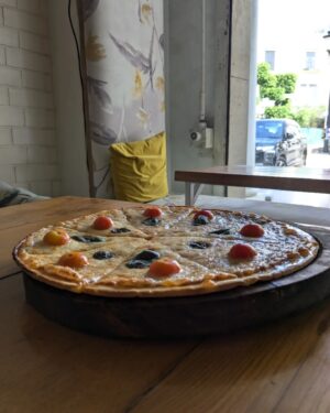 Suzanne Bernert Instagram - The other day we drove over to Faridabad to visit Madhur and Swati in their Bistro Merak. Check out the pics and videos of the fabulous Pizzas!! Vlog on YouTube coming soon!! Great place to chill ! Pasta Sauces handmade ! Books to read, a play area for children and a really good coffee make this a great place to meet with friends or just hang out by yourself.Why Linkin Park ??? Linkin Park was playing in the car and we all were singing !! 
.
.
.
#merakbistro #faridabad #faridabaddiaries #merakbistro😍😍 #bestpizzainfaridabad #arjunhardas #suzannebernert #bestbistrointown #yummyfoodie