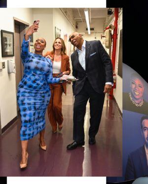 Symone Sanders Instagram - Our inaugural @msnbc Live: Democracy 2024 event was a success! Loved gracing the stage with my peeps ❤️. Congrats to @lukerussert @laurenpeikoff and the entire team for pulling off the first of many! 

If you couldn’t join us in person, tune in to MSNBC on Saturday September 14th at 9pm to watch!