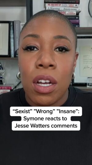 Symone Sanders Instagram - After Fox News host Jesse Watters said Vice President Harris, if elected, will "get paralyzed in the Situation Room while the generals have their way with her,” MSNBC anchor @symonedsanders reacts.