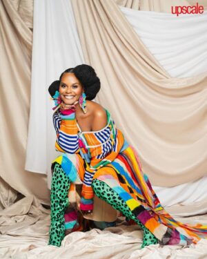 Tabitha Brown Instagram - Thank you @upscalemagazine1989 🙏🏾 for choosing me to grace your 35th Anniversary cover!!! 🙌🏾OOHHH GOD I THANK YOU🙌🏾
Thank you to my team who had me out here looking VERY GOOD!!!! I love y’all!! 

Repost from UPSCALE Magazine ❤️

“I am a woman that is blessed to do so many things I love. I’m an actress, Emmy Award winning host, three time NY times best selling author, an entrepreneur.  I get to do these incredible things that I am passionate about and I’m just getting started. “ - Tabitha Brown our 35th Anniversary Cover Star❤️. 

If Tab is just now getting started, then we are blown away and excited for her incredible future! 

Click the 🔗 in  bio now to purchase our August/September issue! 

Credits
Written by: LaToya Vickers @insolencealphamu
Photographer: Marcus Owens @mo_storyteller
Stylist: J. Bolin @stylistjbolin
Hair: Shaylin Jones @shaylinjoneshair
Makeup: Brandie King @brandieonthebeat

#upscalemagazine #upscalers #upscale #TabithaBrown #DonnasRecipe #Target #JoyOfTabitha #BlackExcellence #HairCare #fyp #explore