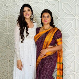 Tanisha Kuppanda Instagram - That happy place happy memories happy moments are always meant to be cherished 🤗🤗

Wearing : @vastra_villa1486 
Jewellery: @kuppandasjewellery