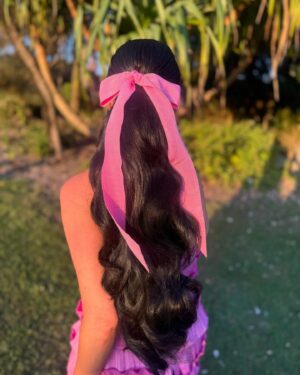 Tanya Hennessy Instagram - Category is … bridesmaids hair must be iconic (hair by @sarahlaidlaw and faces by @audreygriffen, dresses @_aje_ & earrings and jewels are @theofficialpandora ) @audreygriffenmakeup @alysiabridgerevents @jessbridger @ashleamcc @lannylu_ @amylouise2020 @courtneyturtonsworld