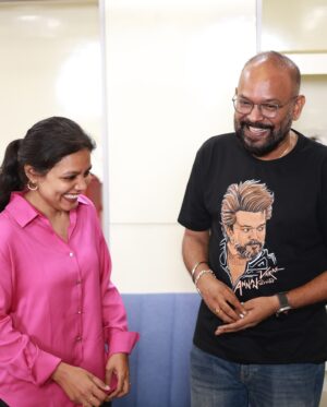 VJ Tara Instagram - And the countdown begins 🤩🥰.
.
.
.
.
.
.
#venkatprabhu #goatlife #tamilmovie #tamilmemes #tamil #tamilcinema #tamilactors #tamilmemes #chennai_trendies #tamilcinemanews #thalapathyvijay #thalapathy🔥