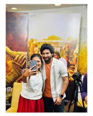 VJ Tara Instagram - This all happened meeting natural star @nameisnani 😅😋
.
.
#fangirl #happyme #workmode #positivevibes