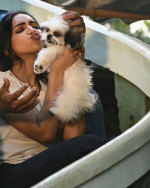 Vaishali Raj Instagram - There is nothing truer in this world than the love of a dog🤍