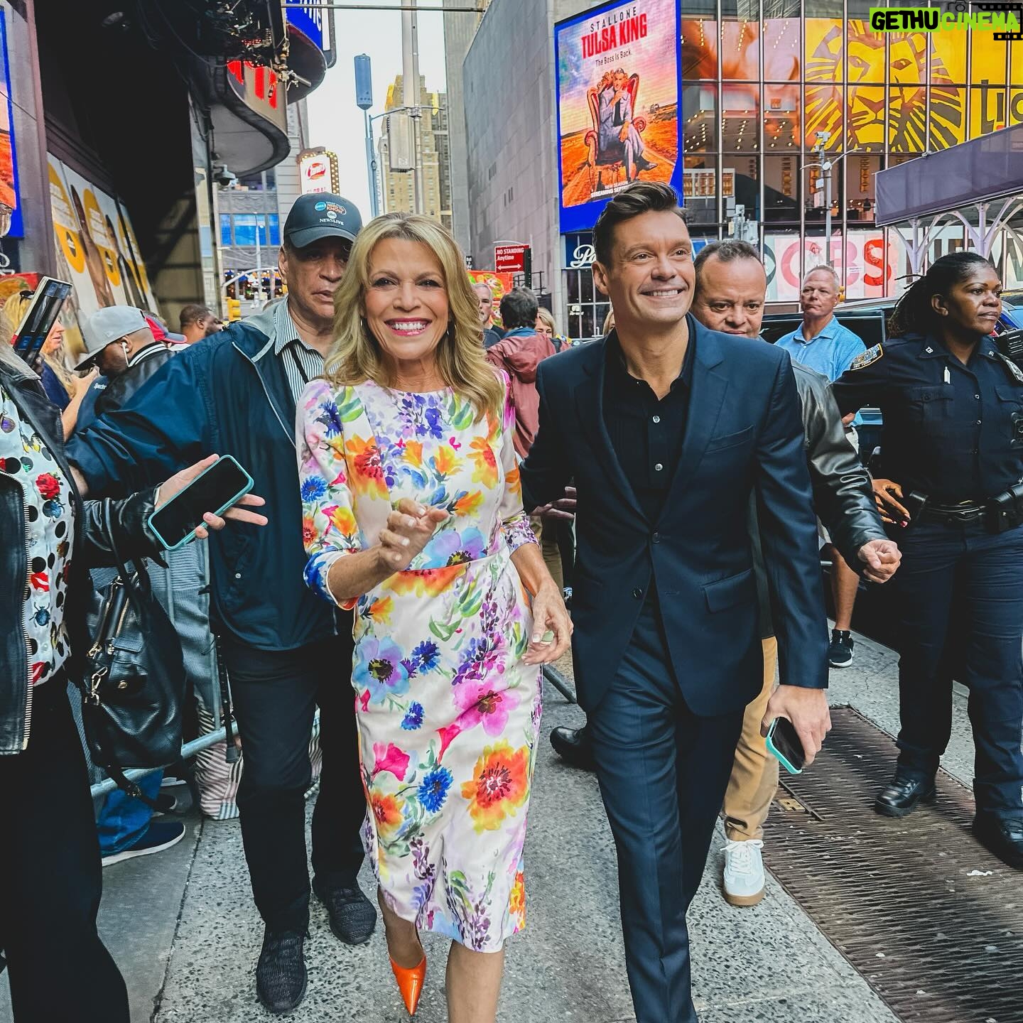 Vanna White - 29.9K Likes - Always great being back in NY🗽 Be sure to tune in to the premiere TONIGHT!