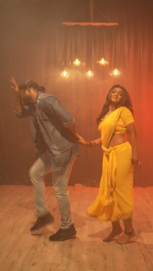 Varshini Suresh Instagram - Matta💛

W/ @actor_avinash_official 

Vc: @selva_sk_dop 
Outfit: @shethala_the_custom_clothier 
MUA: @artistrybymadhumitha 
Hairdo: @br_makeupartistry 

#newreel #explore #explorepage #trending #trendingreels #viral #trendalert #trendingnow #instagood #reels #reelsinstagram #matta #vijay #trisha #thegoat #dance #dancechallenge #avinash #varshinisuresh #vijaytv #fyp #insta #instalike #instagram #yellowsaree #yellow #instagramreels