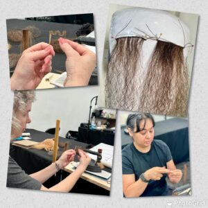 Ve Neill Instagram - Grateful to have @leesasimone back for our inaugural Advanced Ventilation of Facial Hair Class after waiting for a year…..thank you for your patience!  I was able to give Leesa very individualized attention as the only student so there was extra time for experimentation and thinking outside the box. I hope to see our former Foundational and Intermediate students for this class in the future. 

Stay tuned to www.legendsmakeup.com for info on the next round of classes. Be sure to sign up for the waitlist at the bottom of the home page. 

Please feel free to DM me with any questions about our LMA ventilation classes to assess your skill level and/or discuss whether this may be a skill you want to add to your resume. 

#ventilating #knotting #facialhair #makeupartist #beard #microweft #handtiedweft #hairwork #hairforfilmandtv