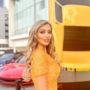 Veronika Mindal Instagram - Sometimes you find your perfect match in the most unexpected places. I was searching for a partner, but I found the perfect match for my dress instead! 💛🧡Looks like this good spot for #bumblebeeat.The Royal Motors Beverly Hills has good service and some incredible 
cars up for grabs—can you spot your favorite? 
.
.
.
Dress by @rachelparcell 
Incredible cars @royalmotorsbeverlyhills
Follow for more fashion, music, acting inspiration
.
.
.
Photo by @tetyblizzart 
#actress #model #maturemodel #singer #songwriter #Hollywood #LosAngeles #NewYork #Paris #Milan #Ukraine #talent #artist #Instagram #Instastyle #tattooedgirl #Insta #vogue #style #fashion #design #veronikamindal