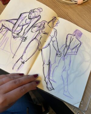Victoria Ying Instagram - Sketches from our life drawing session. I miss the days of seeing sketches and process work on IG! I know it doesn’t really do numbers, but I miss seeing it in my timeline! #figuredrawing #sketches