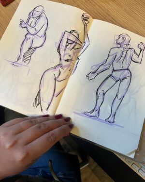 Victoria Ying Instagram - Sketches from our life drawing session. I miss the days of seeing sketches and process work on IG! I know it doesn’t really do numbers, but I miss seeing it in my timeline! #figuredrawing #sketches